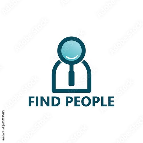 Find People Logo Template Design