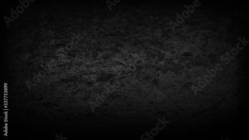 Stone texture dark neutral blank background, with dark edges