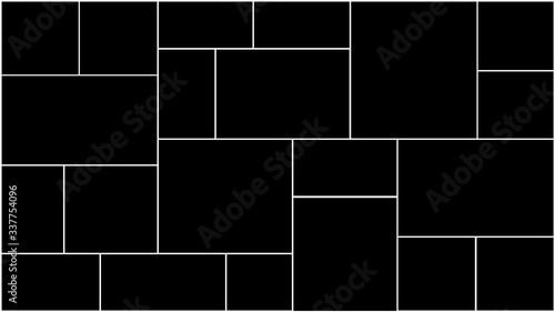 Creative vector Template Collage. Frames for photo.