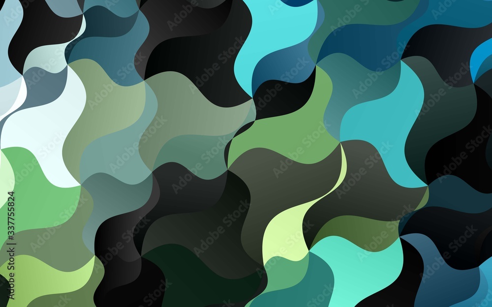 Light Blue, Yellow vector background with bent ribbons. A completely new color illustration in marble style. Brand new design for your ads, poster, banner. Light Blue, Yellow vector background with bent ribbons. A completely new color illustration in marble style. Brand new design for your ads, poster, banner.