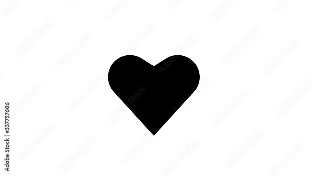 Heart Icon Perfect Love symbol. Valentine's Day sign Heart Icon Perfect Love symbol. Valentine's Day sign