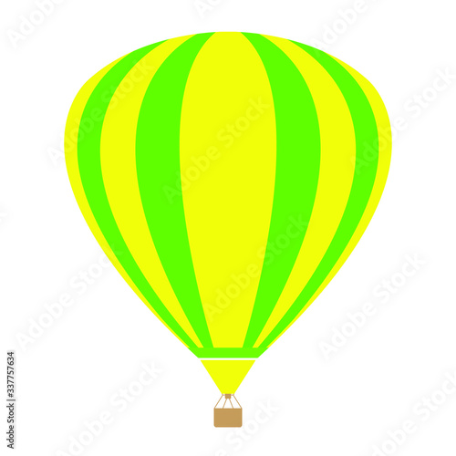 hot air balloon vector illustration