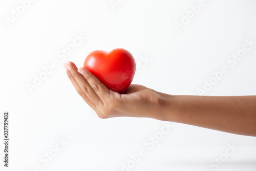 praying hands holding a red heart symbol love happy valentine day romance  concept  care health human family  charity donor organ and blood for the patient  image  background giving peace 