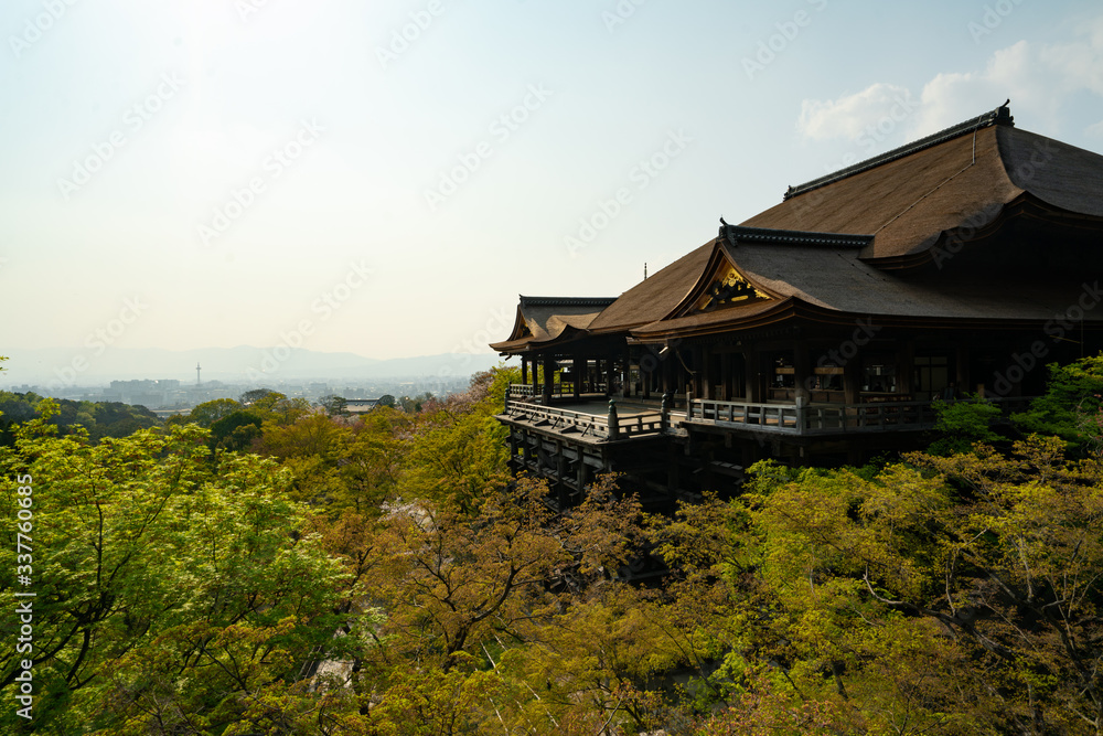 Kiyomizudera, Kyoto during the coronavirus crisis.