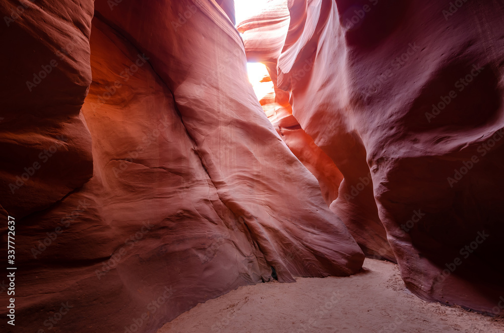 Beautiful Antelope canyon, Navajo land east of Page, USA Beautiful Antelope canyon, Navajo land east of Page, USA