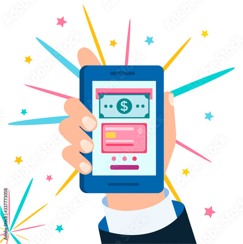 Online banking payments via telephone.