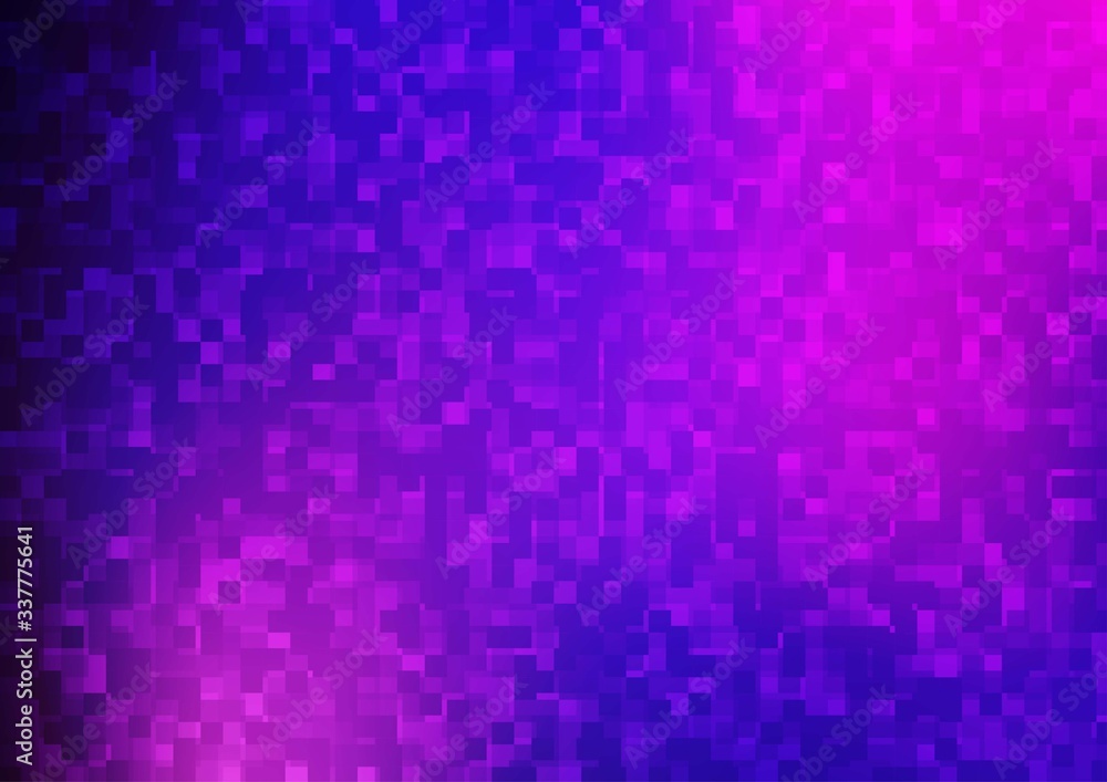 Light Pink, Blue vector pattern in square style.