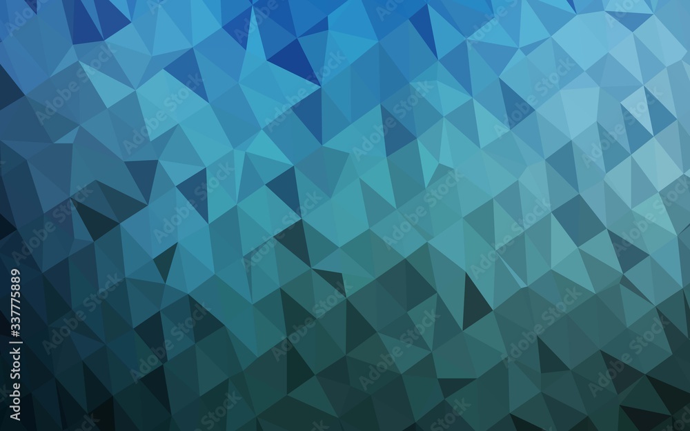 Light BLUE vector low poly texture. Colorful abstract illustration with gradient. New texture for your design.