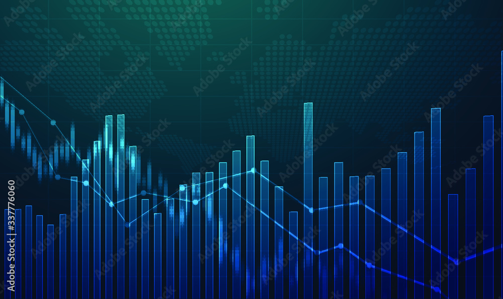Candle stick graph chart of stock market investment trading, Bullish point, Bearish point. trend of graph vector design. Candle stick graph chart of stock market investment trading, Bullish point, Bearish point. trend of graph vector design.
