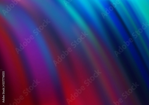 Dark Blue  Red vector background with lamp shapes. Blurred geometric sample with gradient bubbles.  The template for cell phone backgrounds.