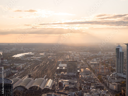 Central Train Station of Frankfurt am Main, Germany