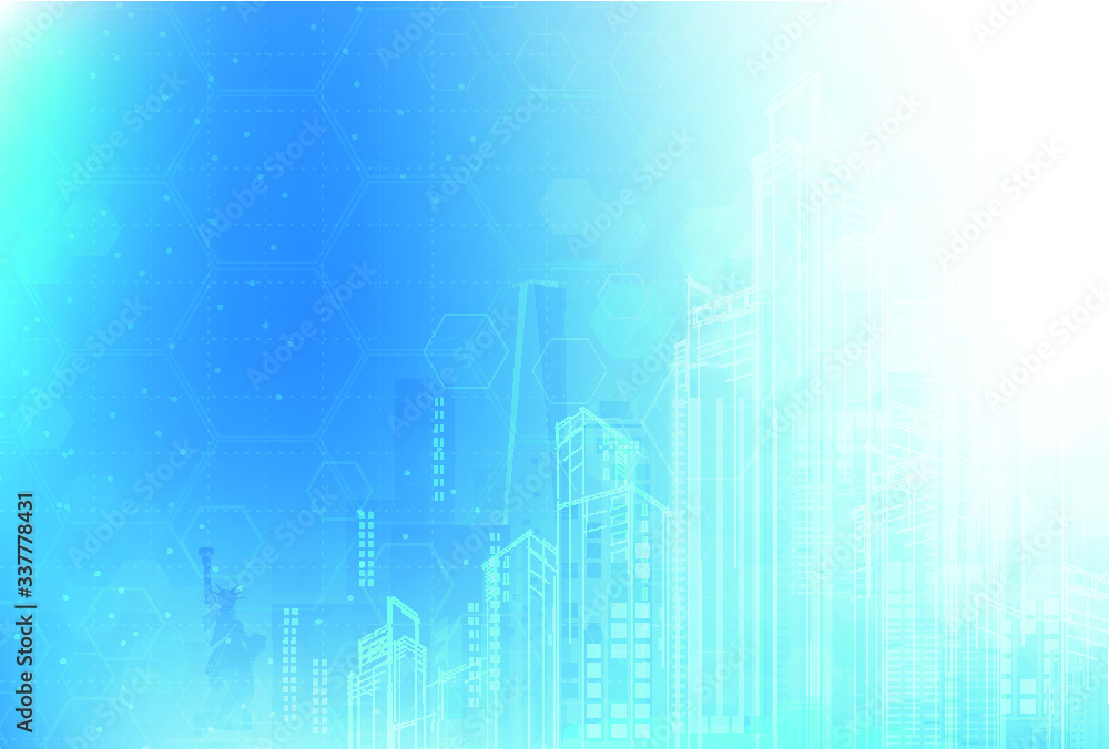 City background architectural with drawings of modern for use web, magazine or poster vector design. City background architectural with drawings of modern for use web, magazine or poster vector design.