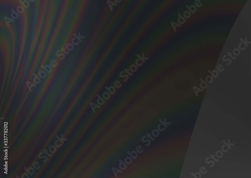 Dark Silver, Gray vector blurred and colored background. Colorful illustration in abstract style with gradient. The best blurred design for your business.