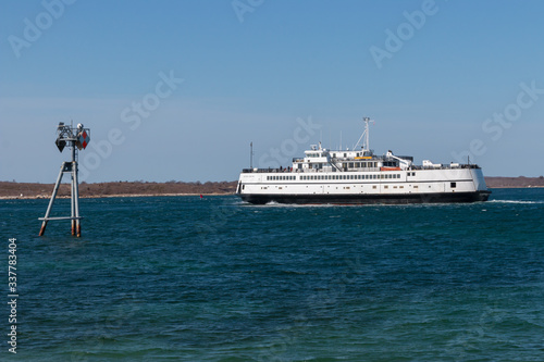Martha's Vineyard, Nantucket and Cape Cod Ferry leaving port
