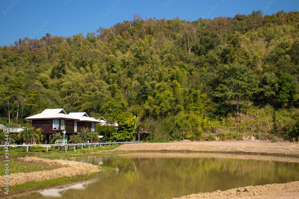 A beautiful view of Chiang Rai city and it nature at Thailand. A beautiful view of Chiang Rai city and it nature at Thailand.