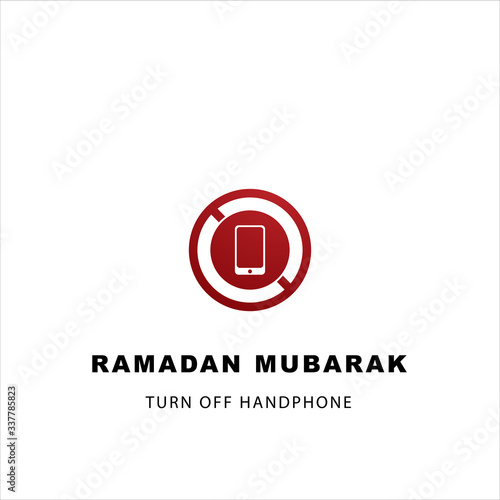 Muslim icon during Ramadan vector