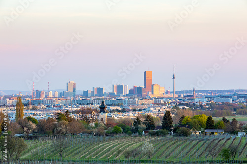 Photography Vienna, Austria Danube Tower and Plate