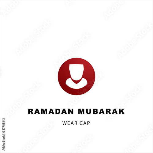 Muslim icon during Ramadan vector