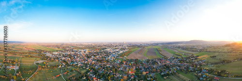 Photography Vienna, Austria. Cityview from Stammersdorf in the North.