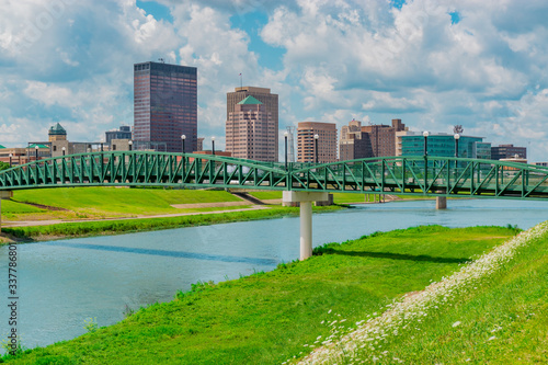 Dayton, Ohio and the Great Miami River (P) photo