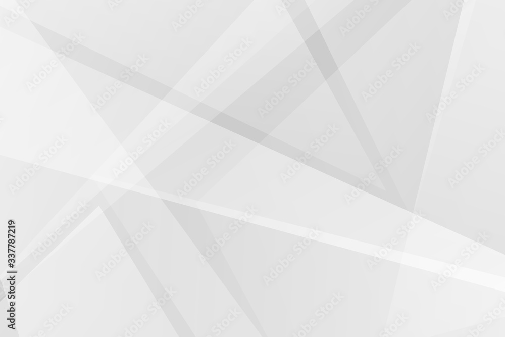 Fototapeta premium Abstract white and grey on light silver background modern design. Vector illustration EPS 10.