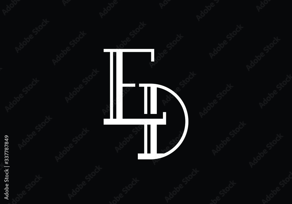 E D Initial Letter Logo design vector template, Graphic Alphabet Symbol for Corporate Business Identity E D Initial Letter Logo design vector template, Graphic Alphabet Symbol for Corporate Business Identity