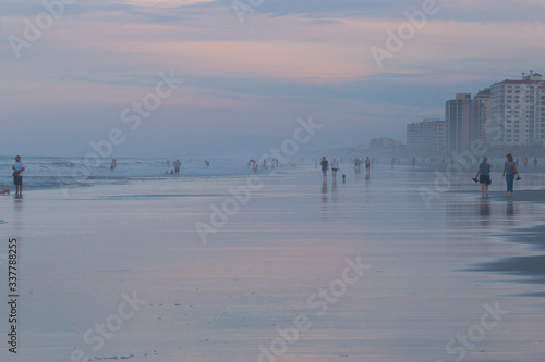 Jacksonville Beach Fog Rolling in at Dusk