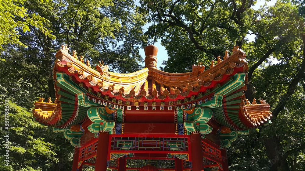 Obraz premium Chiński ogród