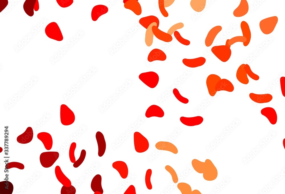 Light Red vector template with memphis shapes. Light Red vector template with memphis shapes.