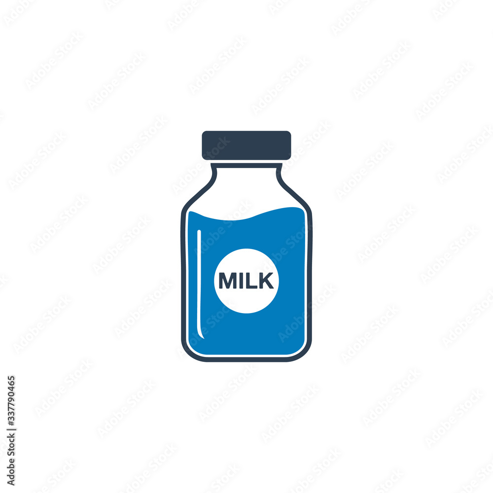 Milk Bottle icon. Editable Vector EPS Symbol Illustration. Milk Bottle icon. Editable Vector EPS Symbol Illustration.