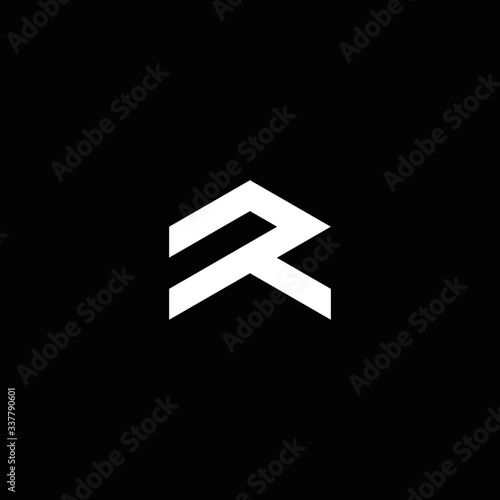 r letter vector logo abstract