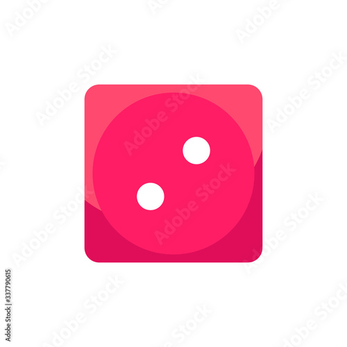 Dice for table games, Vector Illustration.