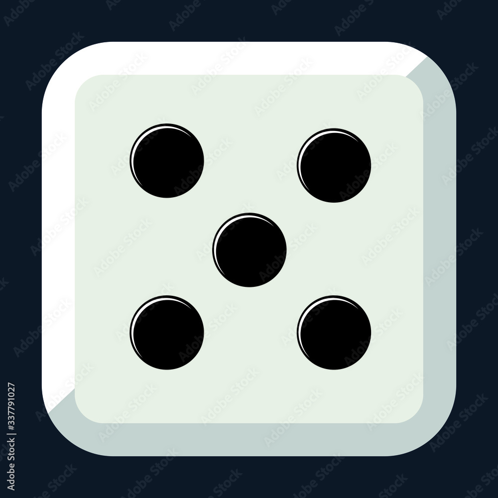 Dice for table games, Vector Illustration. Dice for table games, Vector Illustration.