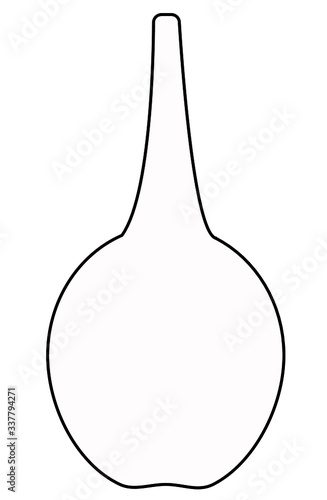 Vector drawings on a medical theme, icons for the medical business, flat black and white graphics