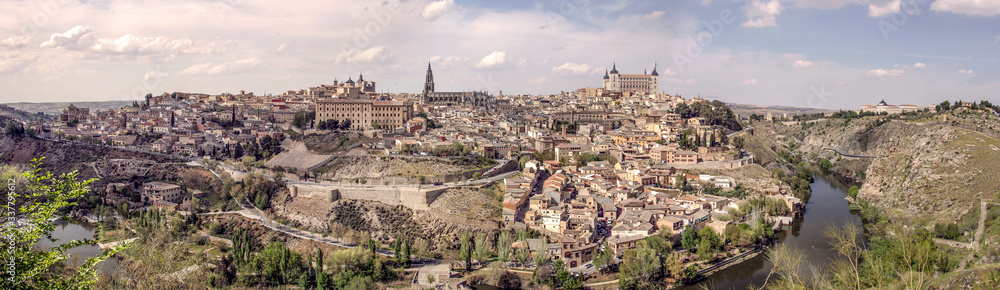 View of the historic centre of Toledo