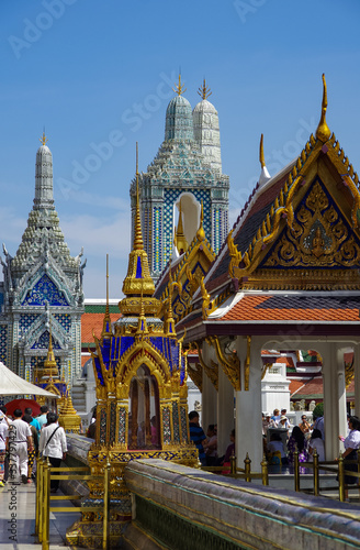 Wat Phra Kaew commonly known in English as the Temple of the Emerald Buddha  Bangkok  Thailand