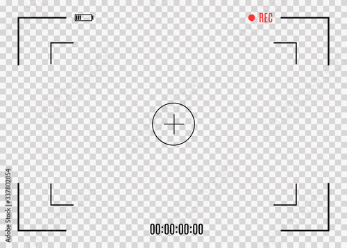 Focusing camera screen.