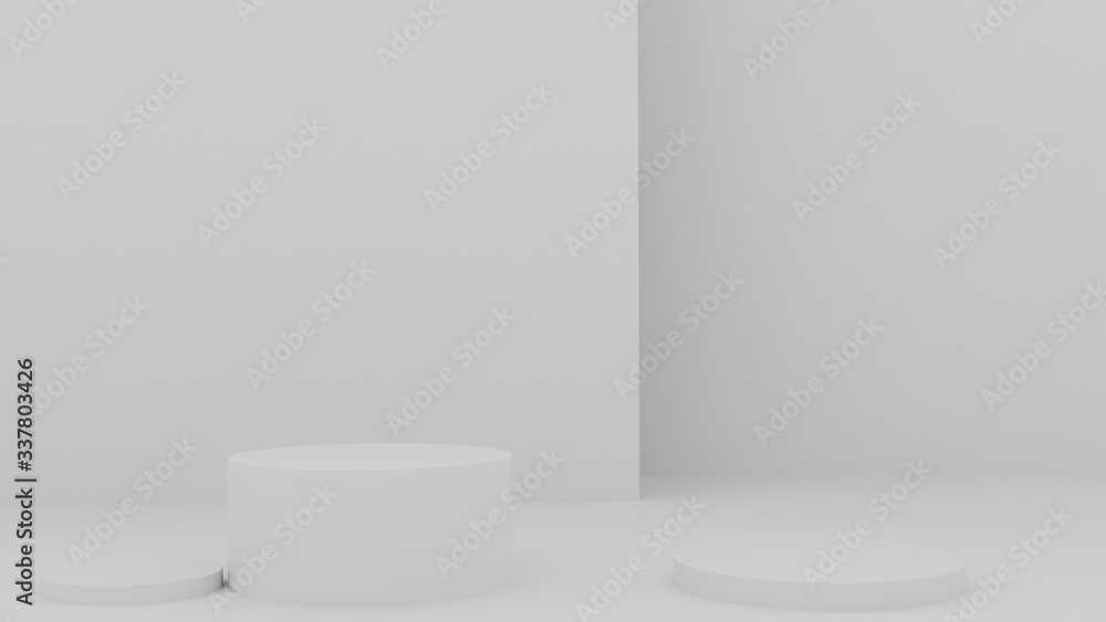 3d rendering illustration of background abstract pedestal board, cylinder art display mockup for product decoration 3d rendering illustration of background abstract pedestal board, cylinder art display mockup for product decoration