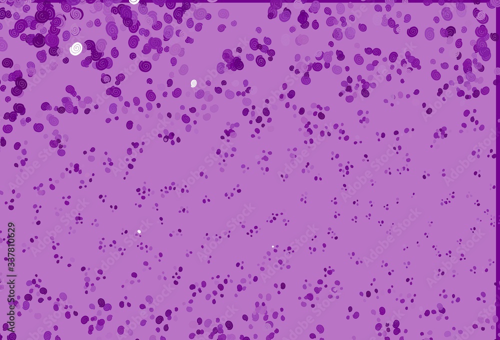 Light Purple vector template with liquid shapes. Light Purple vector template with liquid shapes.