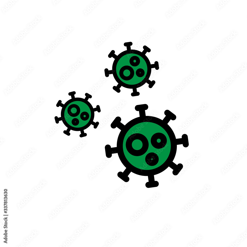 coronavirus line icon, vector illustration coronavirus line icon, vector illustration