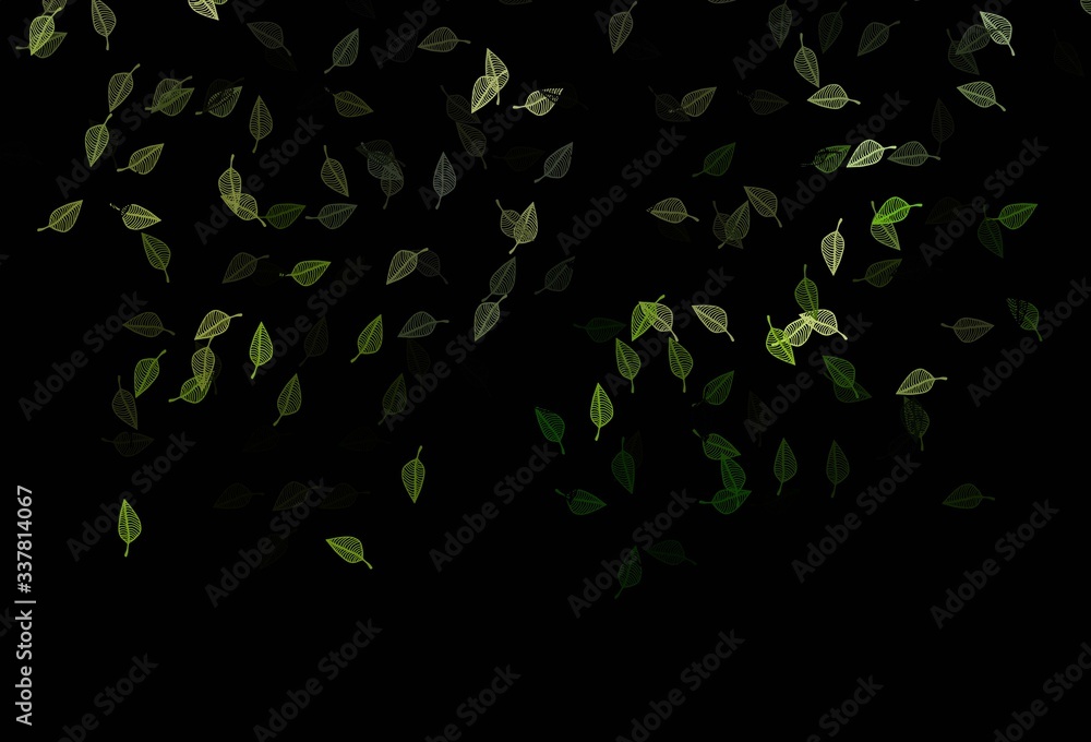 Dark Green vector sketch pattern. Dark Green vector sketch pattern.
