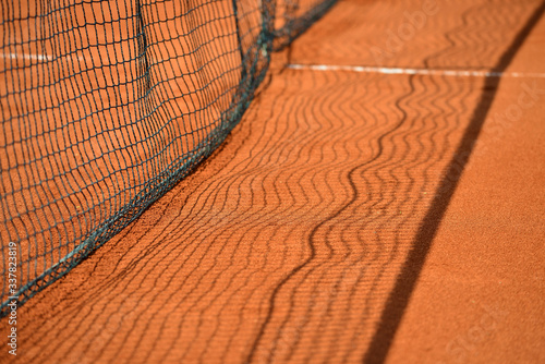 Close up tennis court.Sunny weather.Shallow doff © Avatar_023