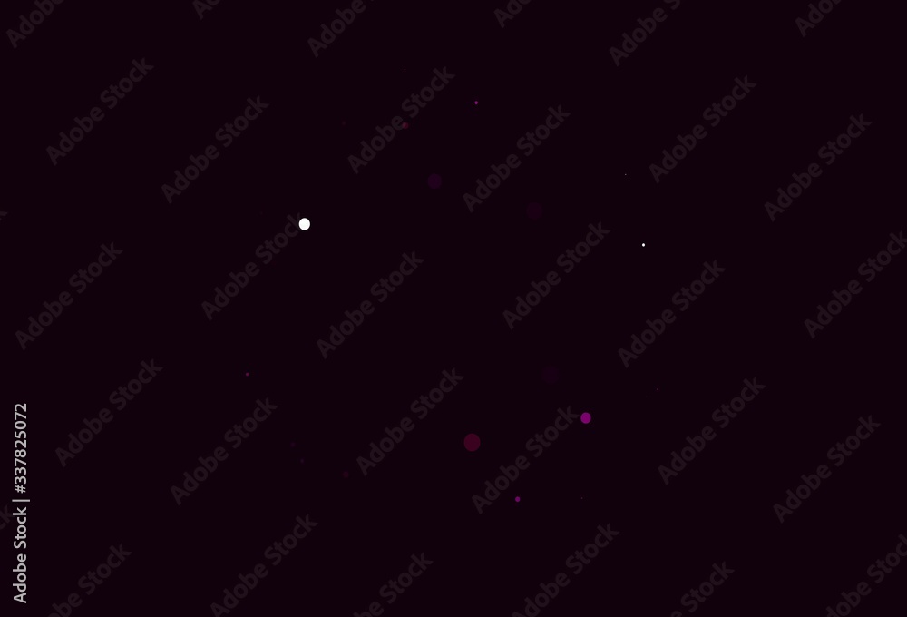 Light Purple, Pink vector backdrop with dots. Light Purple, Pink vector backdrop with dots.