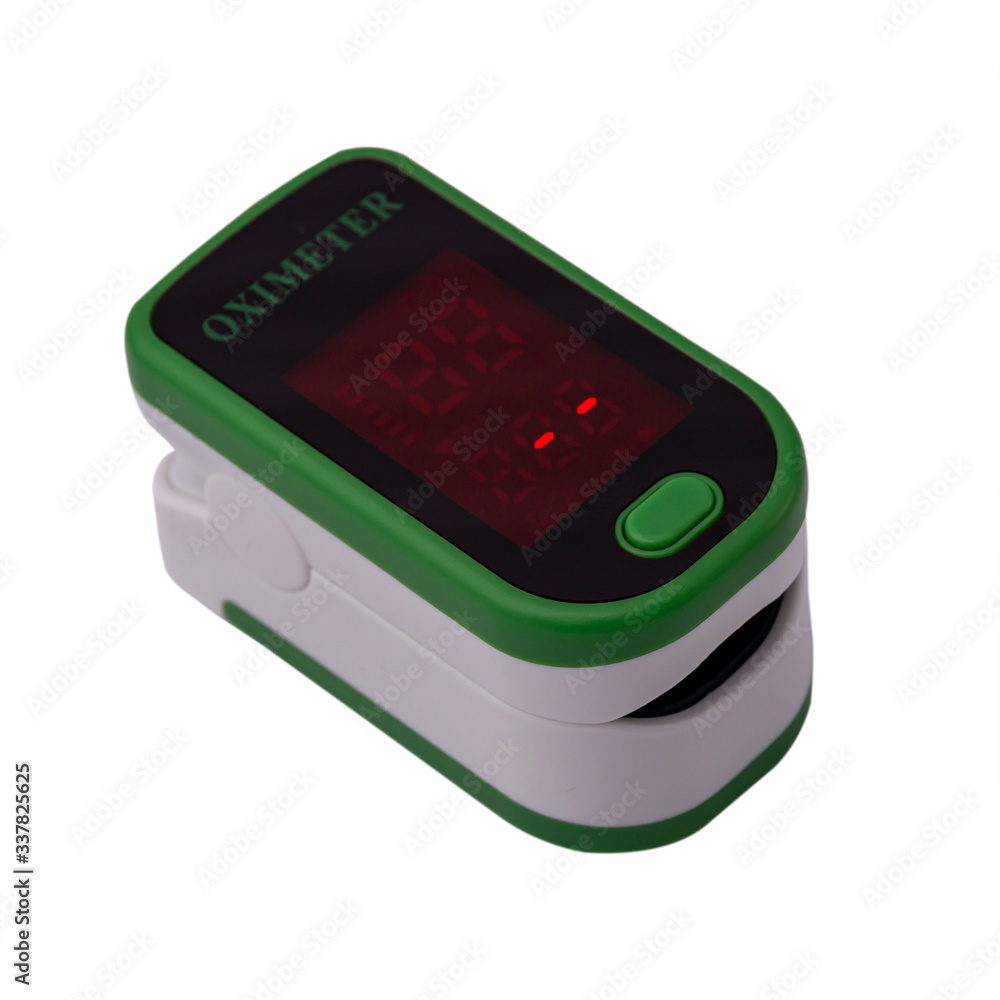 Pulse Oximeter portable digital device to measure person's oxygen