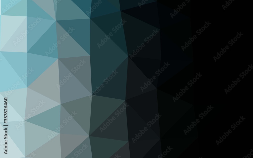 Obraz premium Light BLUE vector low poly cover. A vague abstract illustration with gradient. Completely new template for your business design.