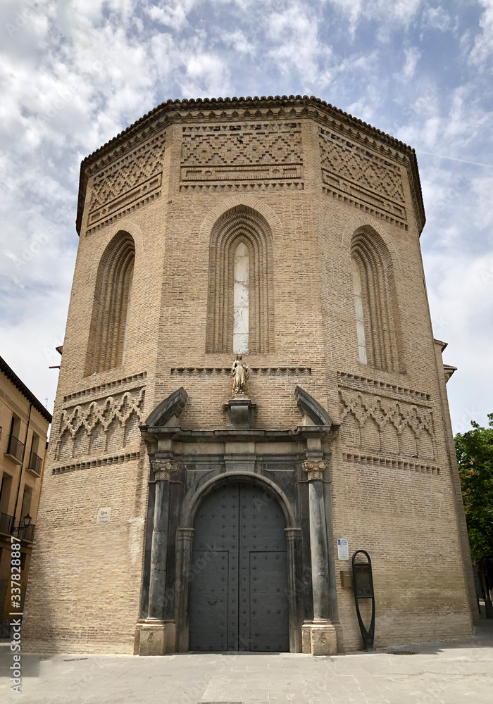 Saint Mary Magdalena Church in Zaragoza, in Aragon, Spain