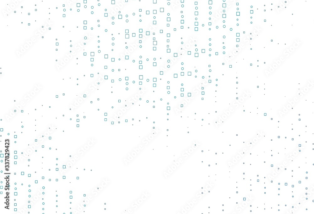 Light BLUE vector template with square style.