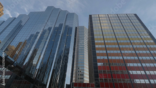 The skyscrapers at Downtown Oklahoma City - USA 2017