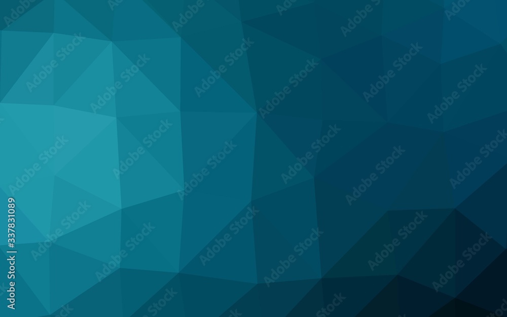 Dark BLUE vector polygonal background. Shining illustration, which consist of triangles. The best triangular design for your business. Dark BLUE vector polygonal background. Shining illustration, which consist of triangles. The best triangular design for your business.