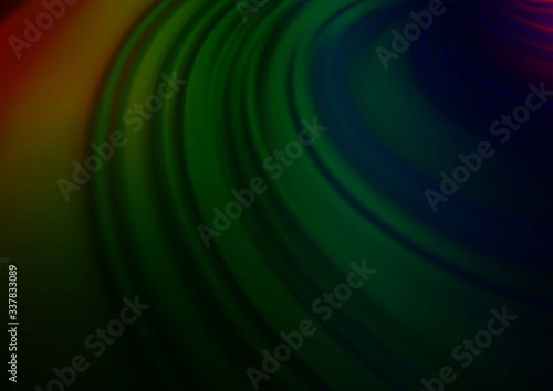 Dark Multicolor, Rainbow vector abstract background. Glitter abstract illustration with an elegant design. The background for your creative designs. © Dmitry